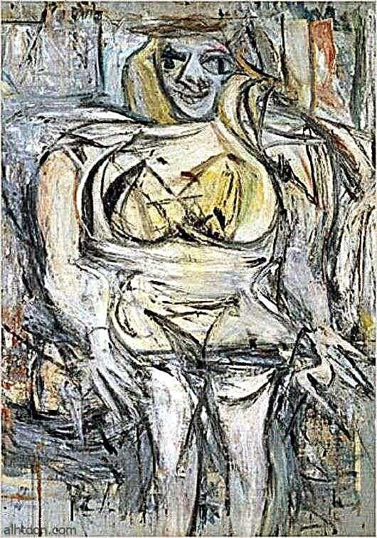 لوحة WOMAN III للفنان ويليم دي كونغ
