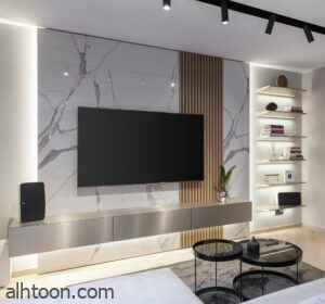 أفكار لإنشاء جدار تلفاز لديكورات غرف المعيشة -صحيفة هتون الدولية-