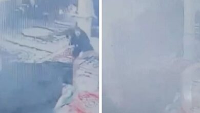 شاهد لحظة هروب المصلين بعد انفجار داخل مسجد في ‎إيران -صحيفة هتون الدولية-