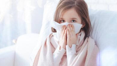 علاج نزلات البرد لدى الأطفال